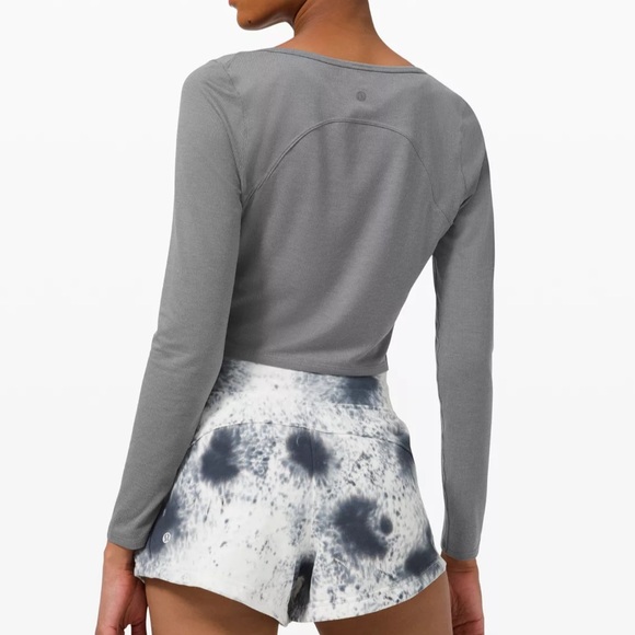 Lululemon Cropped Henley Long Sleeve Top - Picture 3 of 6